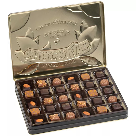 Vintage kerstbox - assortiment chocolade