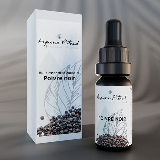 Culinaire etherische olie van Zwarte Peper - 10 ml Aymeric Pataud®