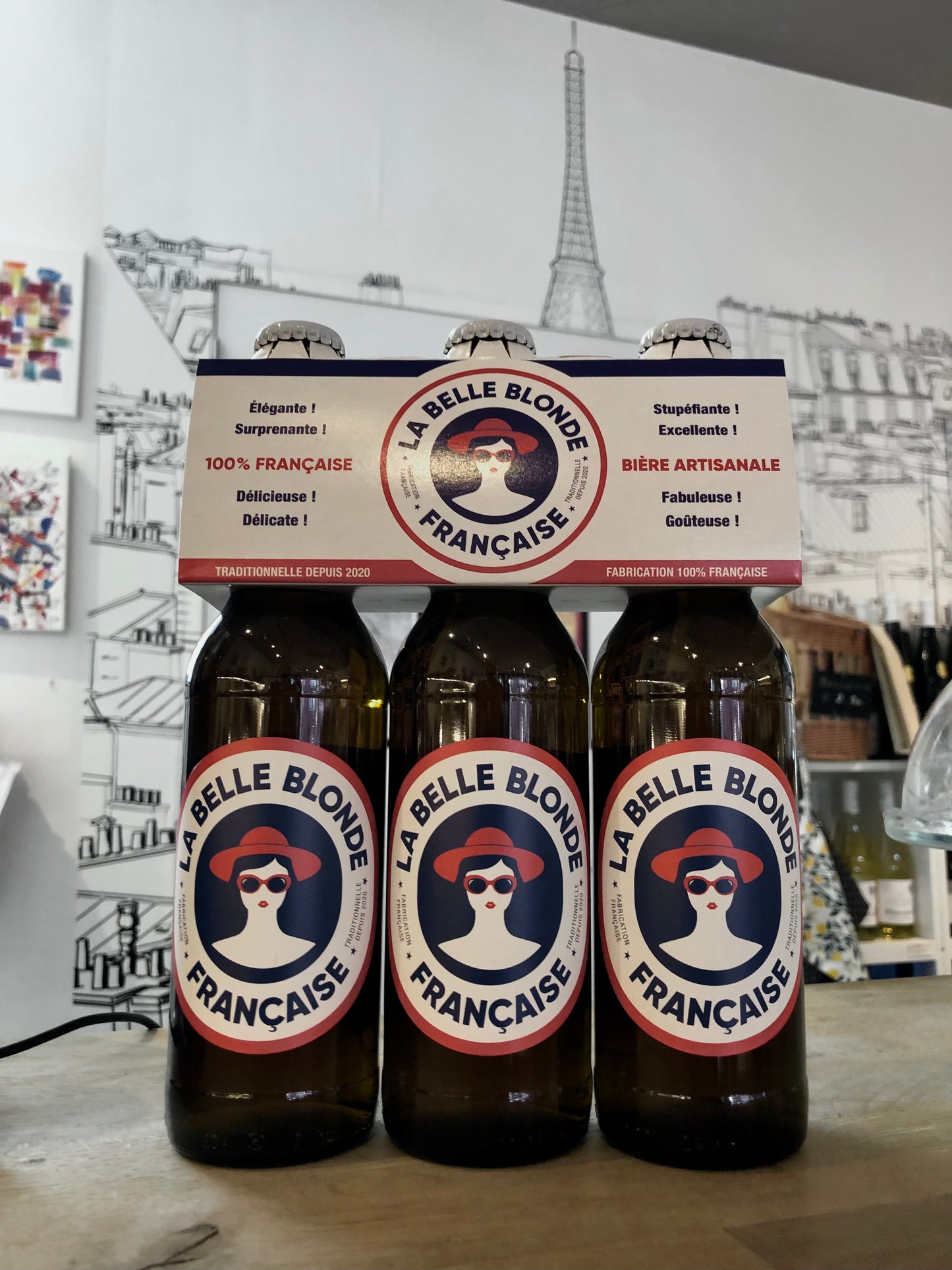 3 Pack Bier - La Belle Blonde Française - 3x 33cl