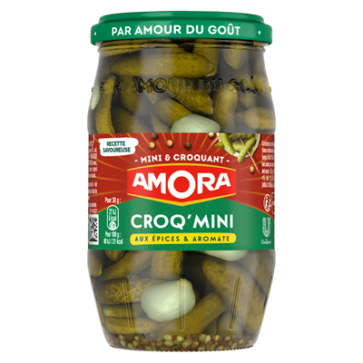 Amora Cornichon mini au vinaigre 210 g