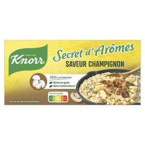 Knorr Bouillon Secret d'Aromes Saveur Champignon 10 x 10 g