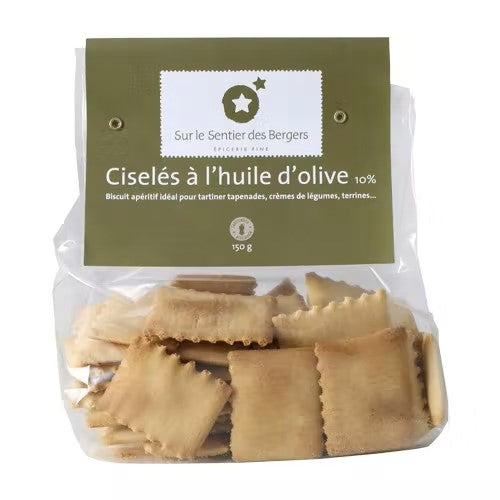 Ciselés crackers in olijfolie - 150 g