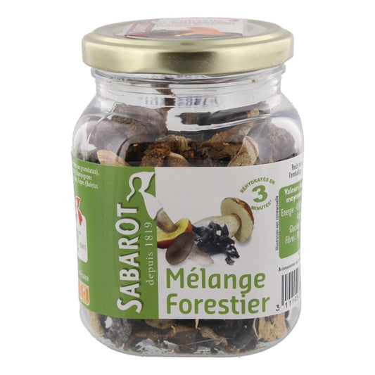 Gedroogde paddenstoelenmix (mélange forestier) 40g